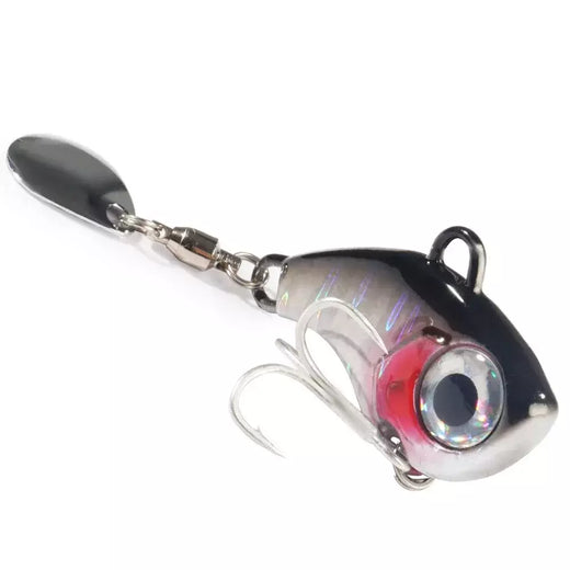 Spinner isca vib colher de metal gabarito pesca vibração 10g 20g 30g artificial duro isca lantejoulas pesca oscilação rotativa isca giratória