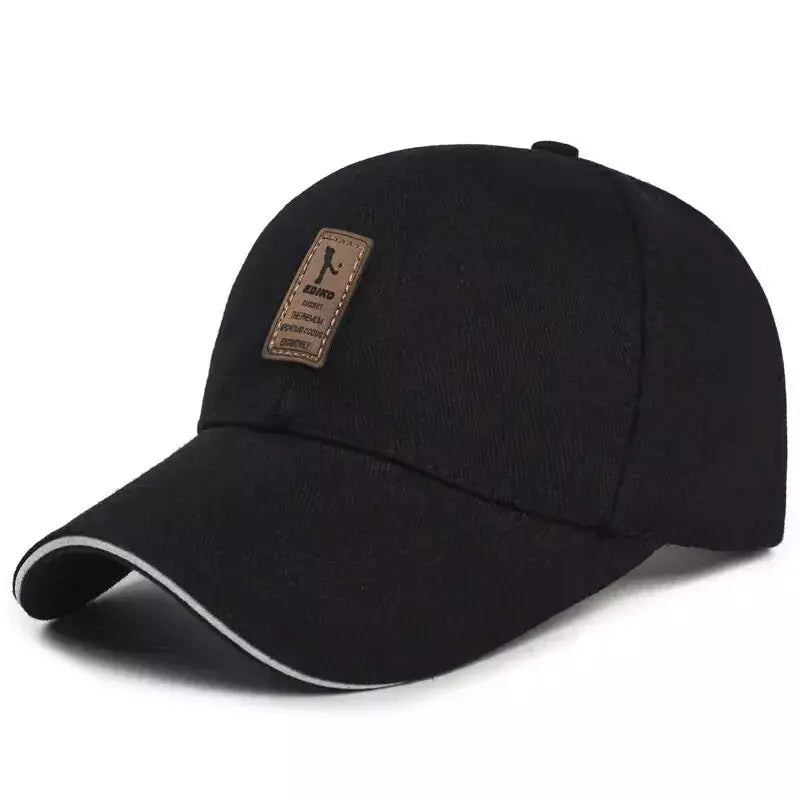 Primavera, verão, boné de beisebol de algodão, masculino, outono, inverno, versão coreana, chapéu de sol esportivo, boné de pico, protetor solar, chapéu de sol