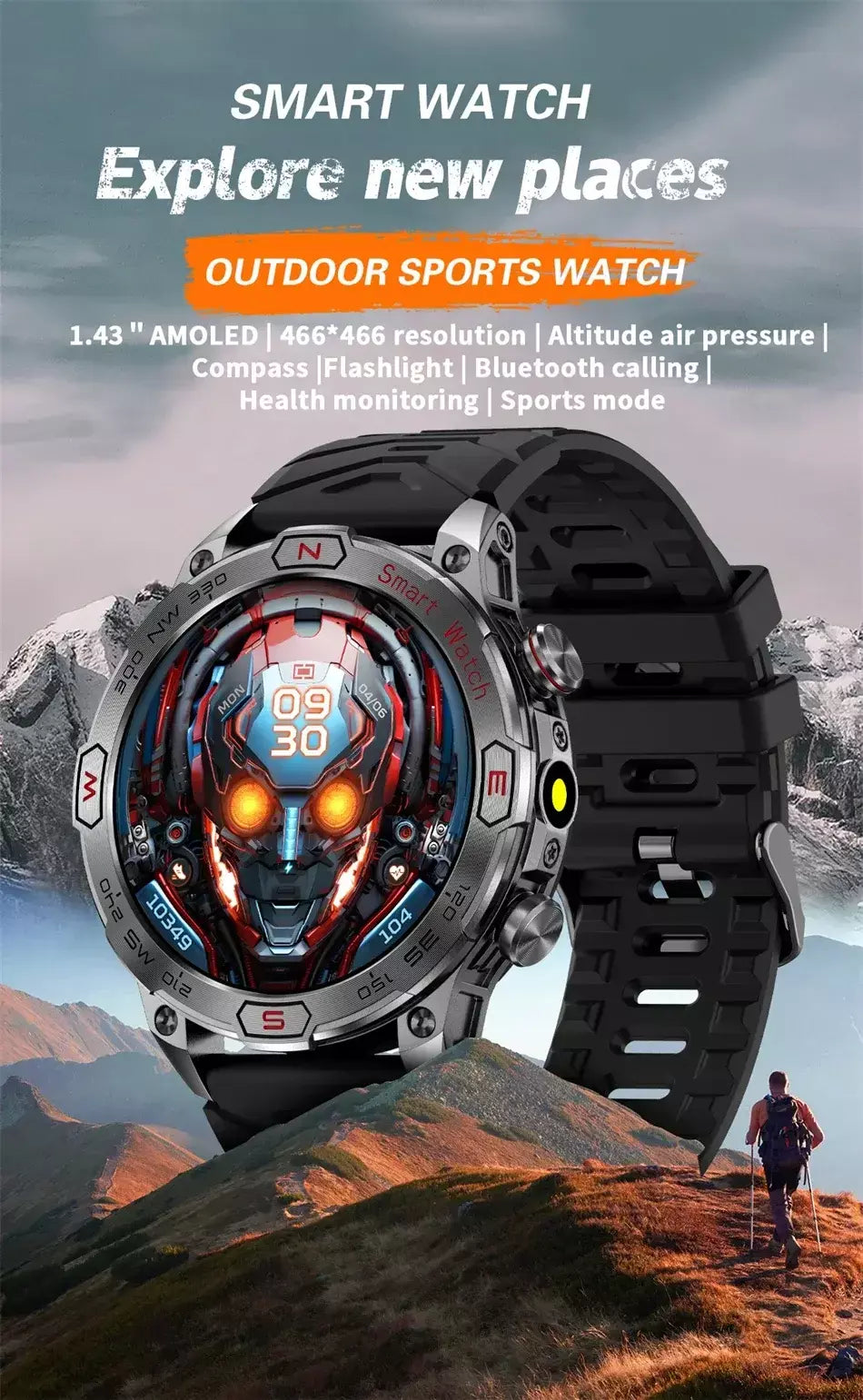 Xiaomi amoled relógio inteligente masculino 450 mah bateria rastreador de fitness ip68 à prova dip68 água bluetooth chamada smartwatch para xiaomi