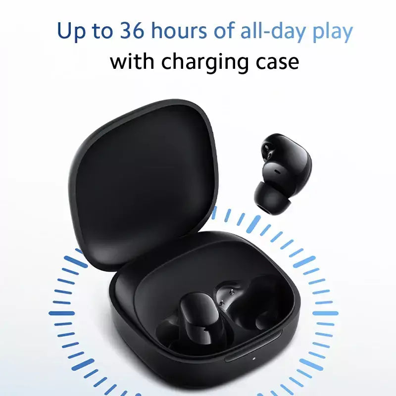 Estreia mundial xiaomi redmi buds 6 play 10mm driver dinâmico ai cancelamento de ruído para chamadas bluetooth 5.4 tws fones de ouvido