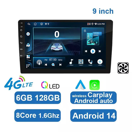Essgoo 7 9 10 "rádio do carro android auto carplay estéreo do carro reprodutor multimídia universal wifi gps autoradio sistemas inteligentes do carro