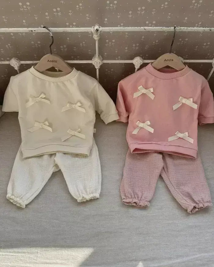 Calças de bebê de algodão orgânico recém-nascidos outono primavera verão inverno bonito impressão macia musselina roupas calças pantalons capris