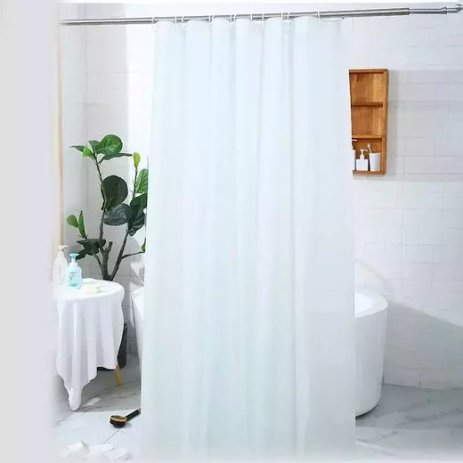 PEVA-Cortina de chuveiro do banheiro com ganchos, impermeável, espessamento, acessórios domésticos, 180x180cm