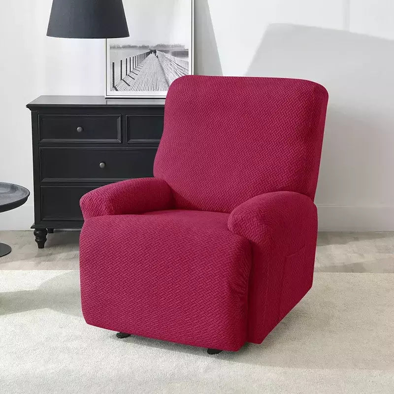 Jacquard Stretch Reclinável Sofá Covers, Poltrona elástica Split, Capa de cadeira antiderrapante, Cadeiras Lazy Boy, Slipcovers para sala de estar