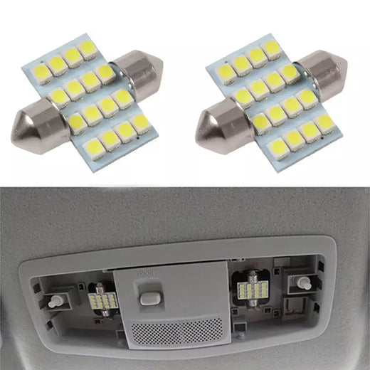 Alto brilho branco led luzes de leitura lâmpada cúpula para mitsubishi asx outlander 2012 2013 2014 2015 interior do carro