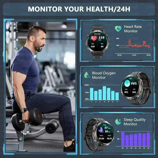 Xiaomi 2026 bateria tela amoled esportes ao ar livre smartwatch relógio masculino bússola 10atm à prova dwaterproof água bluetooth chamada smartwatch
