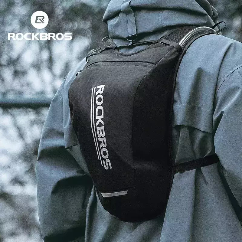ROCKBROS Bolsa De Reservatório De Água, Mochila De Hidratação, Reflexivo Estável, Colete De Corrida, Bexiga De Água, Nova Equitação, 2L