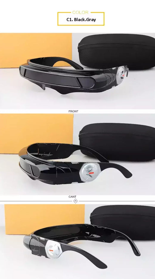 X-men Cyclops Cosplay óculos polarizados para homens mulheres Memory Material Shield Designer Sunglasses