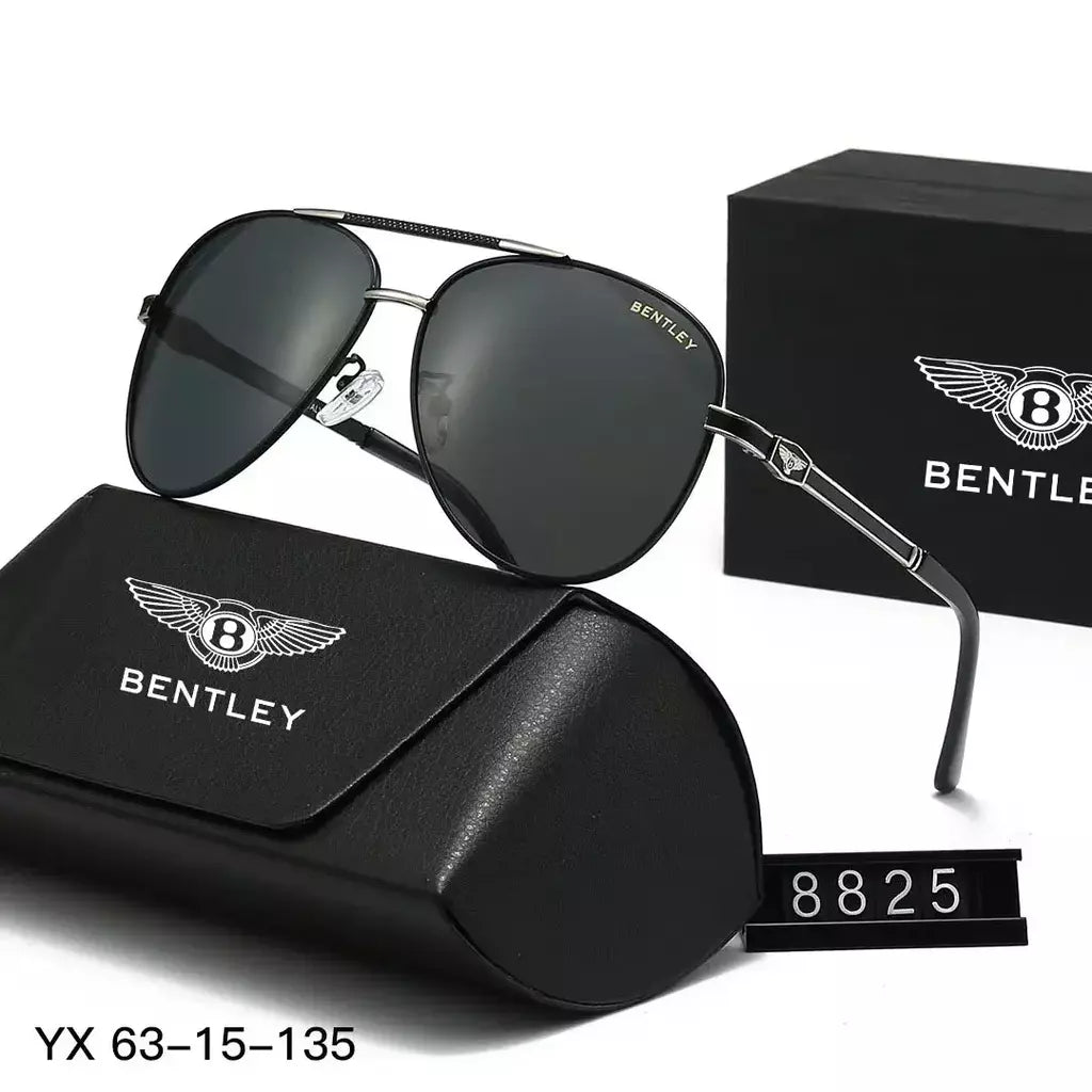 Carro high end homens e mulheres óculos de sol proteção para bentley muller continental gt bentayga voando durling spurlogo