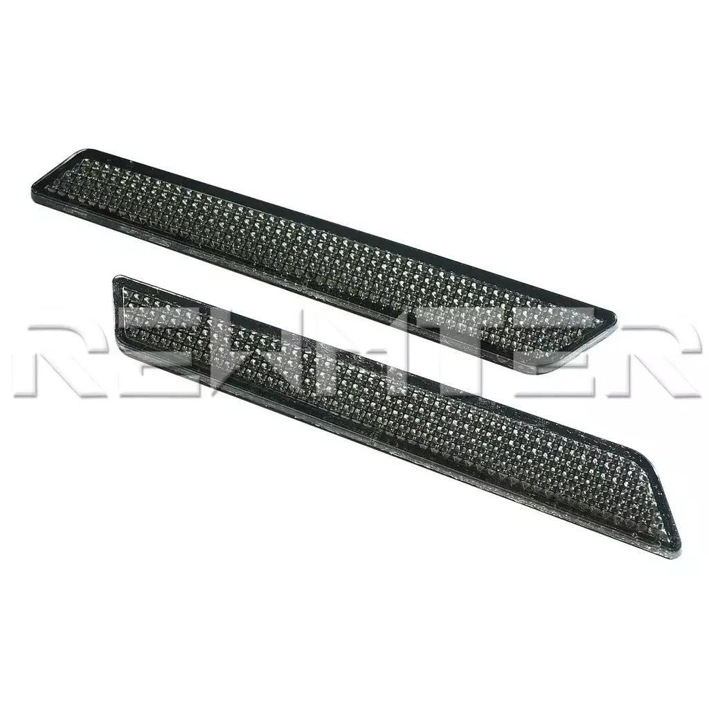 Motocicleta ABS Refletores Adesivos, Tampa de trava de saco de sela, Harley Touring Street, Electra Glide, Road King, FLT, FLHT, 14-23, 2pcs