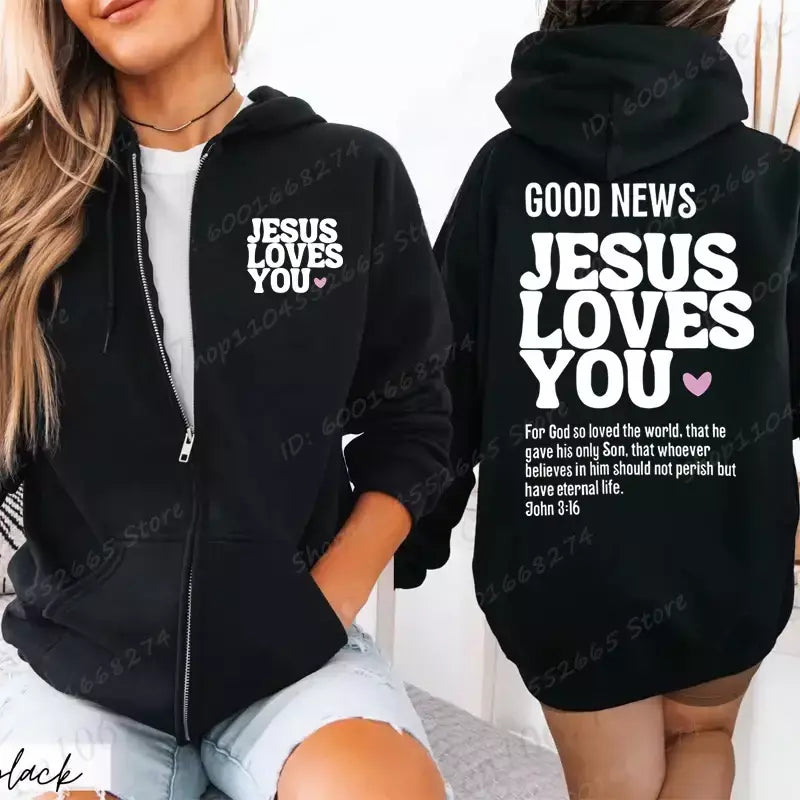 Mulheres zíper hoodies eu sou um deus criança carta impressão hoodies engraçado cristão moletom com capuz pulôver orar o senhor moletom casacos