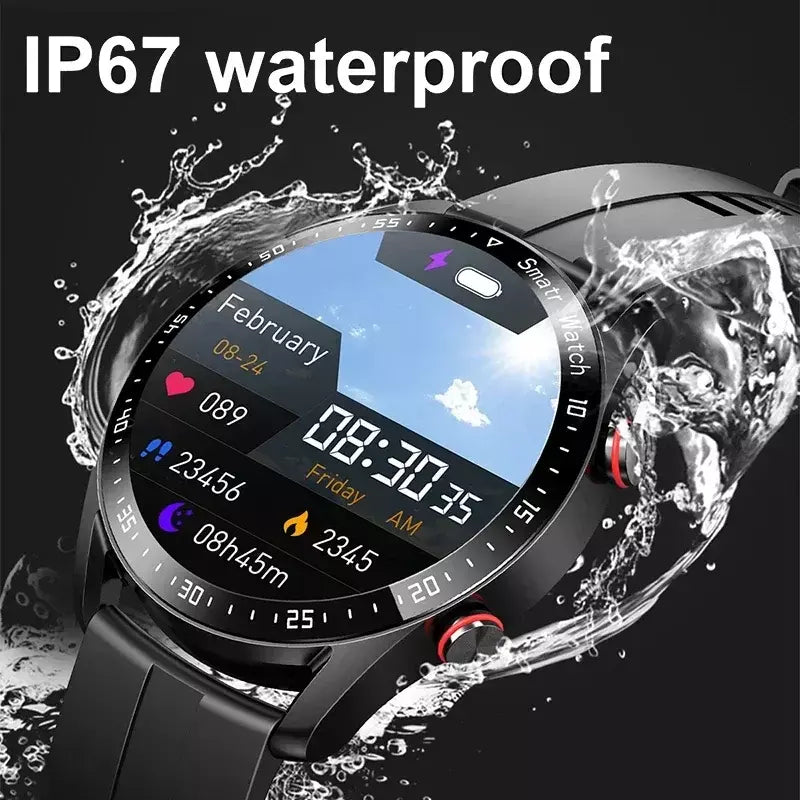 Xiaomi ecg + ppg chamada relógio inteligente masculino laser saúde pressão arterial fitnes esportes relógios à prova dwaterproof água smartwatch + caixa