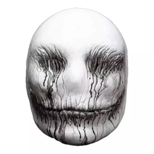 Máscara de demônio de material de látex, máscara de festa de dramatização de halloween, sorriso fino, cocar de terror, adereços de brincadeira, decoração de festival de halloween