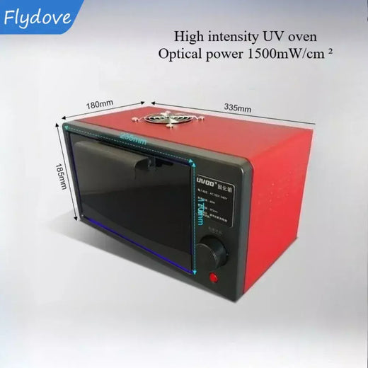 Caixa de cura uv forno de lâmpada ultravioleta 365nm 395nm 405nm led uv forno para resina uv tela flexível rápida manutenção do telefone móvel