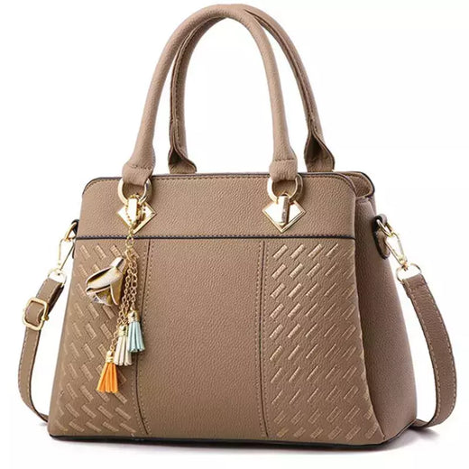 Gusure-Luxo Crossbody Bag com Tassel para Mulheres, Pendurado, Grande Capacidade, Bolsas de Ombro Femininas, Tote Bordado, Bolsa