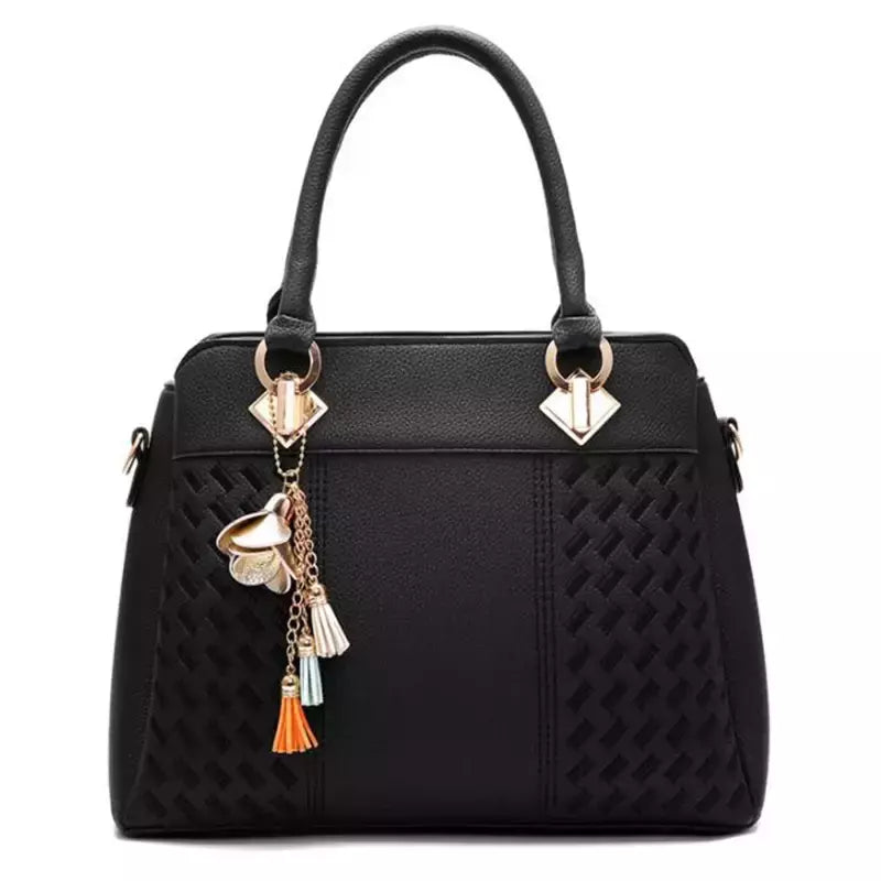 Gusure-Luxo Crossbody Bag com Tassel para Mulheres, Pendurado, Grande Capacidade, Bolsas de Ombro Femininas, Tote Bordado, Bolsa