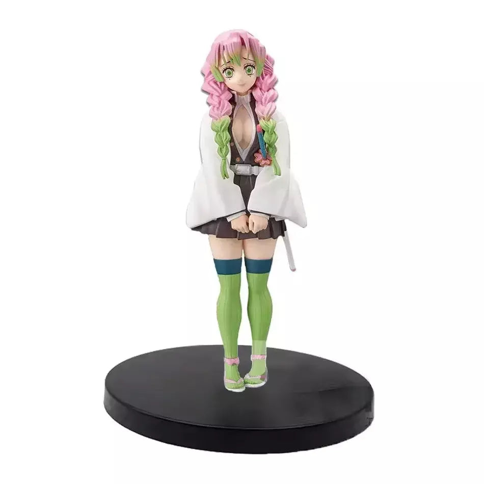 Anime demon slayer kimetsu no yaiba figura kamado tanjirou figura de ação agatsuma zenitsu nezuko guerreiro pvc modelo brinquedos