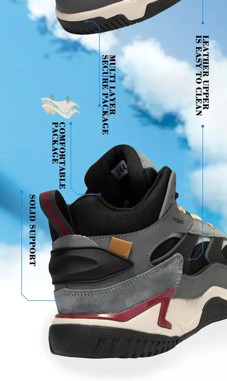Baasploa inverno homens tênis de couro moda casual à prova dwaterproof água sapatos esportivos para homem de pelúcia quente masculino tênis antiderrapante ao ar livre