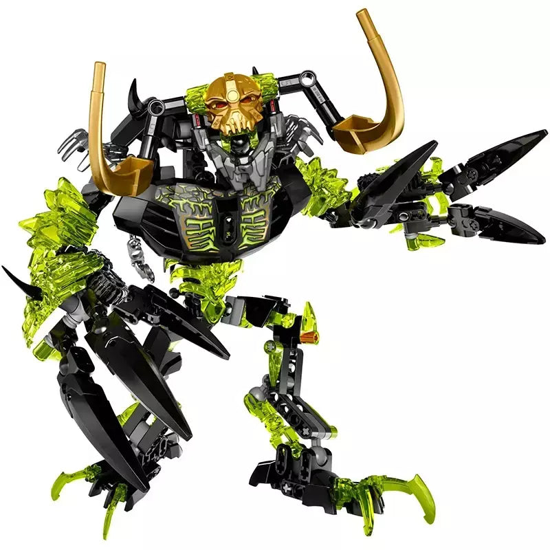 Bionicle Warriors Crânio Figuras de Ação Coleção Blocos de Construção Umarak Uxar Máscara Mestre Storm Beast Anime Tijolos Brinquedo Presentes para Crianças