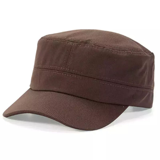 Chapéu unissex ajustável do exército, boné de cadete patrulha militar, liso, estilo clássico, moda vintage, 5 cores, 1pc