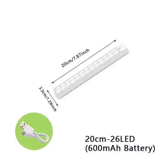 Luzes noturnas LED sem fio com sensor de movimento, detector de luz, lâmpada de parede decorativa, decoração do quarto, escada, armário