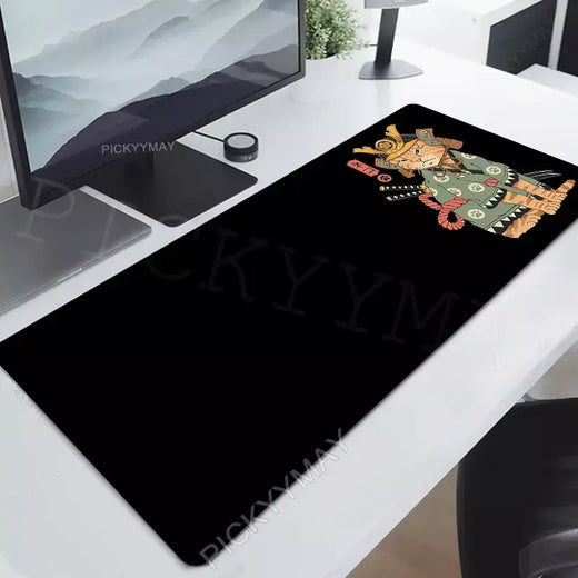 Grande mousepads para jogos preto mouse pad computador gamer mousepad gato mouse tapete 90x40cm almofadas de mesa para teclado de pc tapetes de mesa