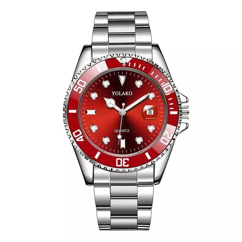 Relógio de moda casual montre homme negócios masculino relógio de quartzo calendário água verde wok fantasma esporte masculino relógio de pulso