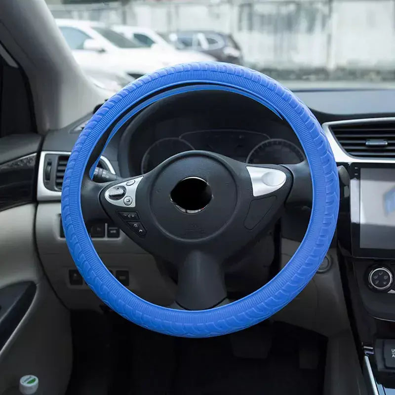 Carro silicone volante caso capa escudo skidproof acessórios do carro para audi nissan peugeot honda kia hyundai lada bmw etc.