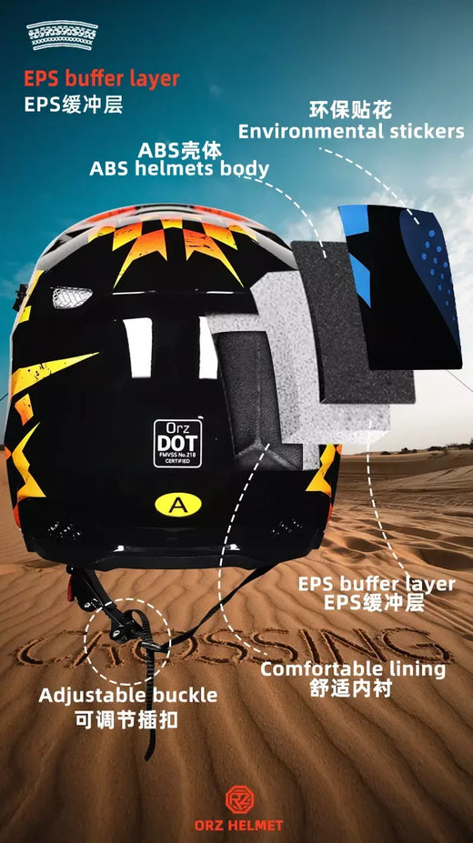 Capacete de motocicleta de corrida off road bicicleta speed drop DH capacete completo de rally capacete off-road