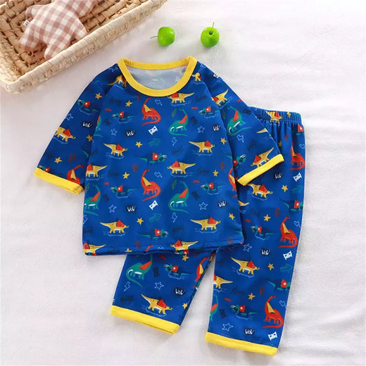 Hibobi-Conjunto infantil de roupas íntimas de manga 3/4, pijama do bebê, roupas de ar condicionado, roupas de verão, treino, 2 peças