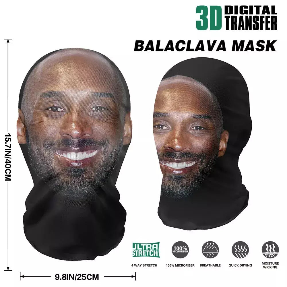 Máscara facial completa celebridade bola-jogo estrela máscara facial simulação kanye shiesty malha máscara para homens fontes de festa cosplay adereços novel