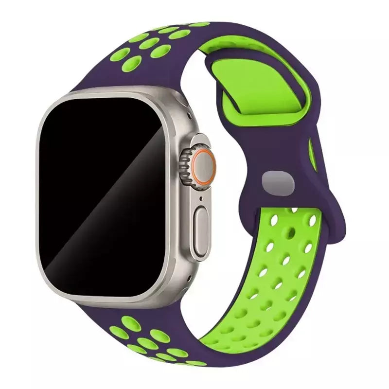 Correia Desportiva Respirável para Apple Watch, Band, Correa, iWatch Series 8, SE, 7, 6, 5, 9 Ultra, 44mm, 49mm, 45mm, 40mm, 41 milímetros, 38 milímetros, 42 milímetros