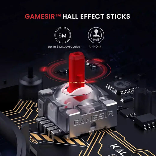 Gamepad com fio GameSir Kaleid Xbox Controller para Xbox Series X, Xbox Series S, console de jogos Xbox One, com joystick de efeito Hall