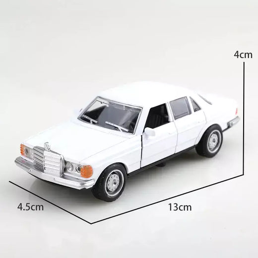 (Ensacado) 1:36 clássico classe S, modelo de carro de liga, veículo off-road simulado, carro de liga infantil, modelo de brinquedo de menino, ornamento de carro