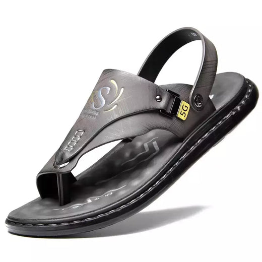 Sandálias dos homens Atacado de Verão de sola Macia Anti derrapante Sapatos de Praia dos homens Grande Nova flip-flops Casual Outwear Sandálias