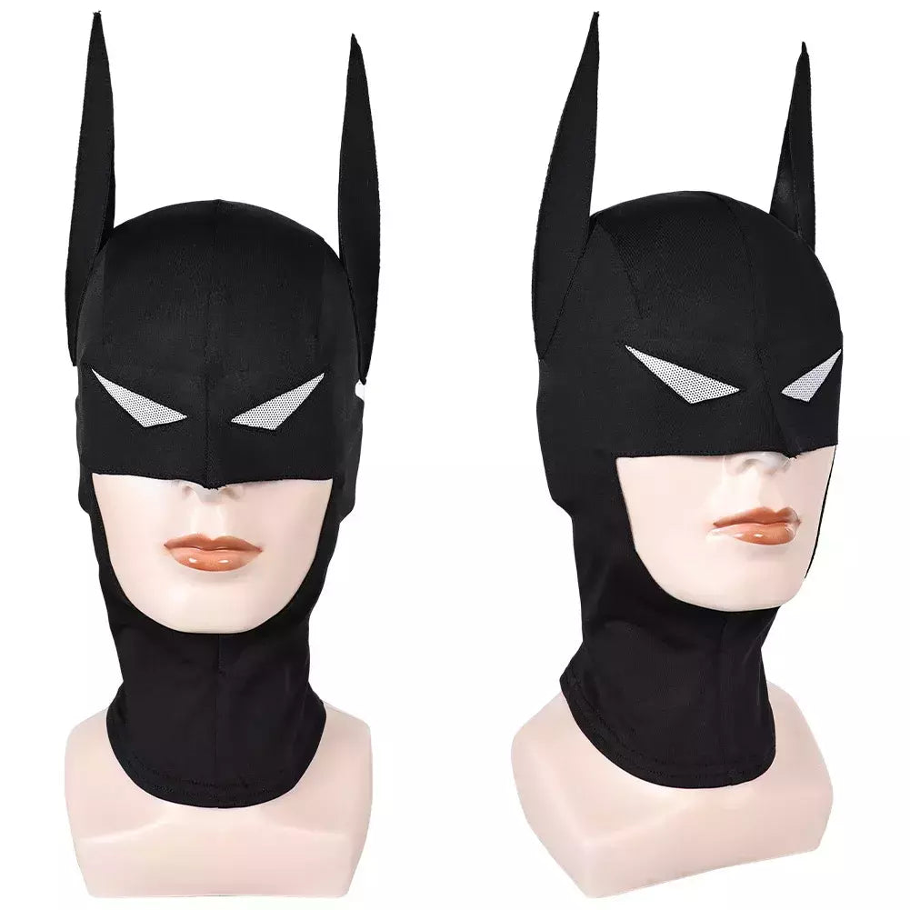 Morcego masculino cosplay traje bruce super-herói disfarce para homem adulto macacão manto máscara de morcego bodysuit halloween carnaval festa roupas