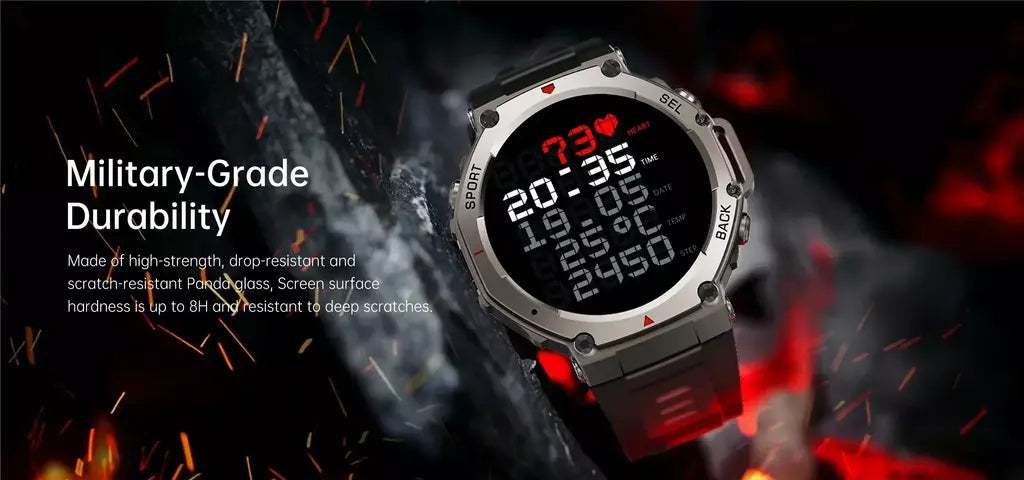 Xiaomi para original t-rex 3 2025 militar gps smartwatc bússola embutida altímetro 10atm à prova dwaterproof água esportes smartwatch das mulheres dos homens