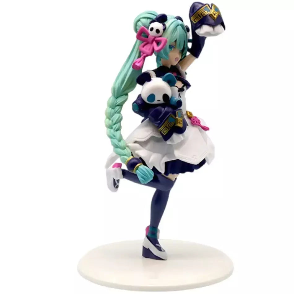 20cm anime hatsune miku x cinnamoroll figura anime periférico modelos colecionáveis decorações decorativas crianças presente kawaii