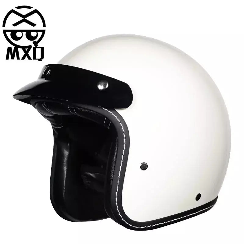 Frete grátis dot aprovado retro capacete da motocicleta casco 3/4 abrir rosto capacete cafe racer capacete chopper capacete
