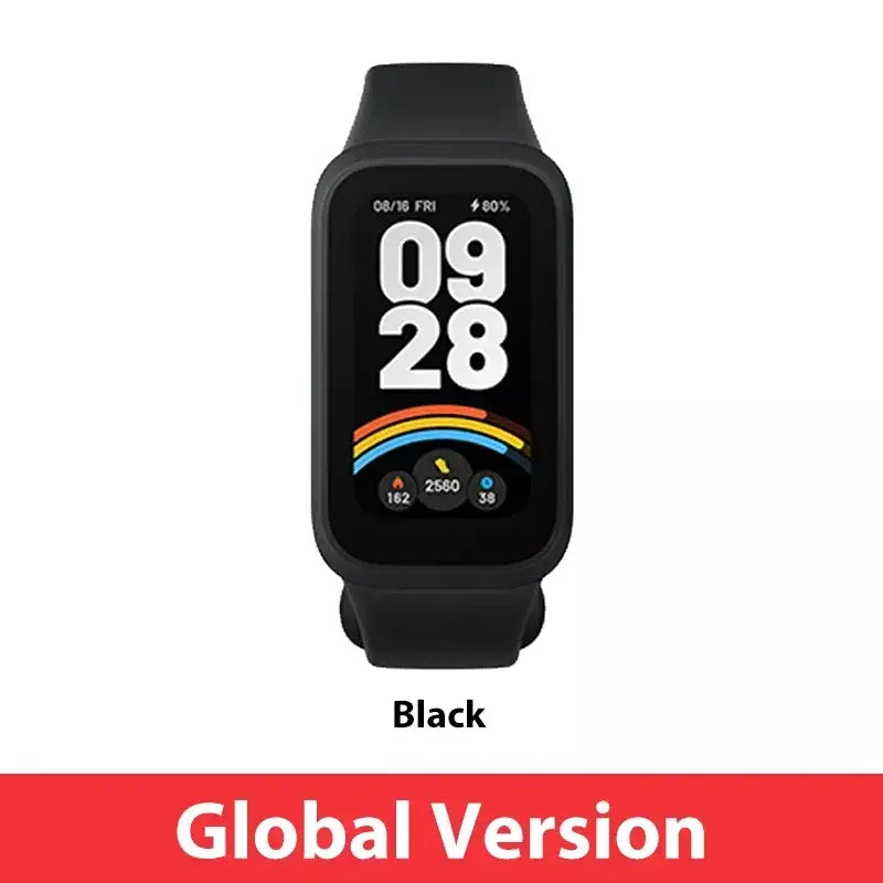 Versão global Xiaomi Smart Band 9 Active 1.47 ''Display 5ATM Modo de vida útil da bateria de 18 dias Monitoramento de saúde e fitness durante todo o dia