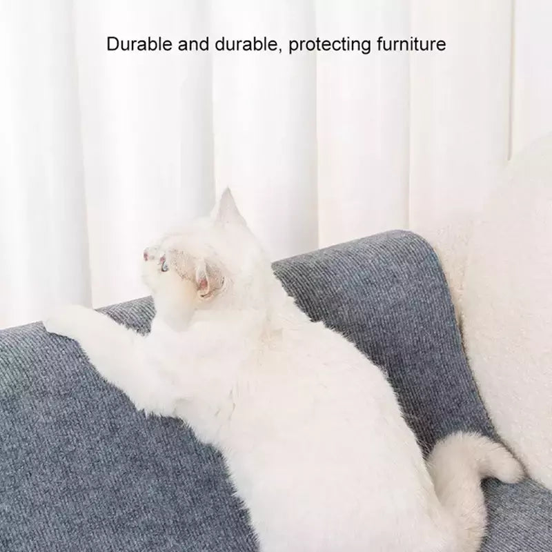 Anti gato risco sofá diy gatos placa de risco sofá proteção patas afiar aparável auto-adesivo tapete gatos placa de risco