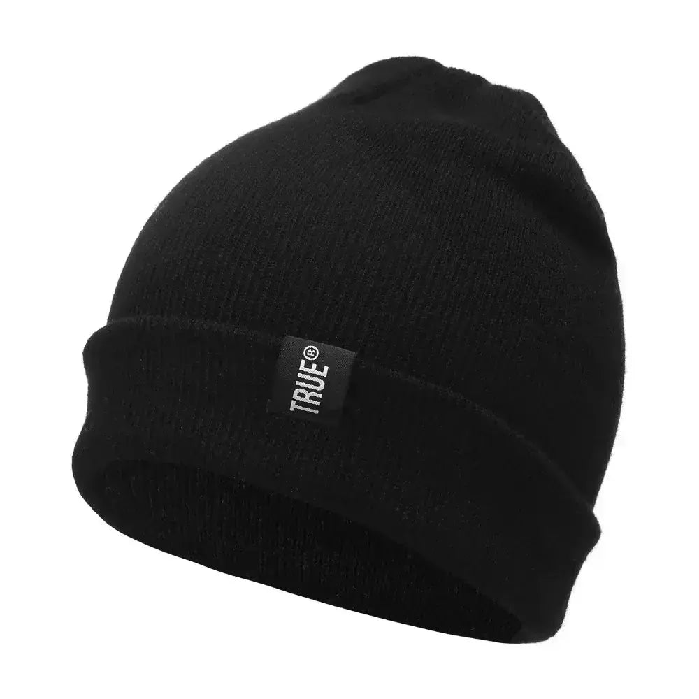 Gorros de malha unissex casual, chapéu monocromático, skullies hip-hop, boné, moda, True Letter, 10 cores, homens, mulheres, inverno
