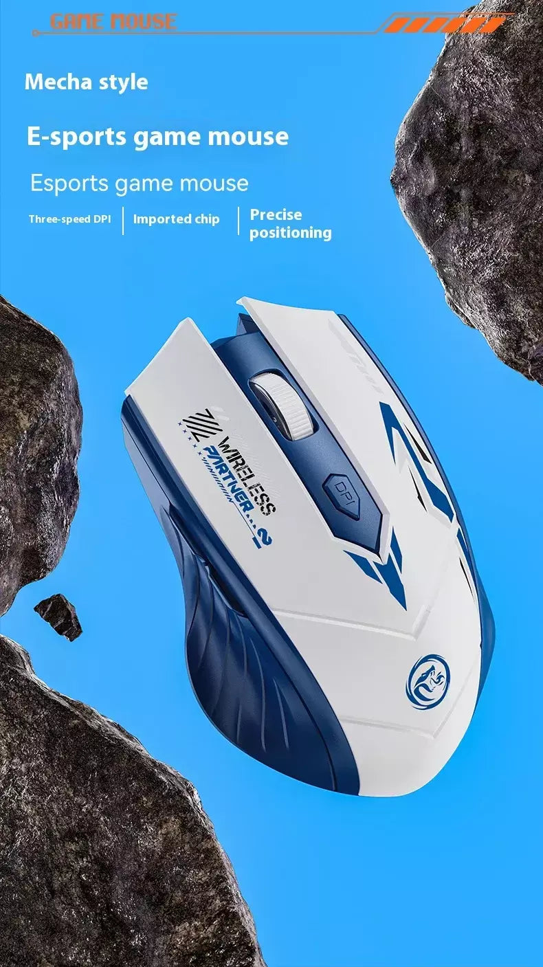 Obame 2025new silencioso bluetooth sem fio mouse recarregável display de nível da bateria para computador pc portátil escritório gaming mouse