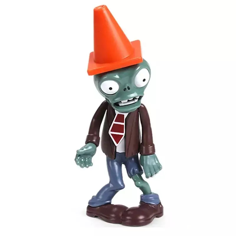 Plantas vs zumbis figura de ação gargantuar dr. zumbi conehead balde de futebol yeti figuras presentes de aniversário crianças brinquedo para meninos
