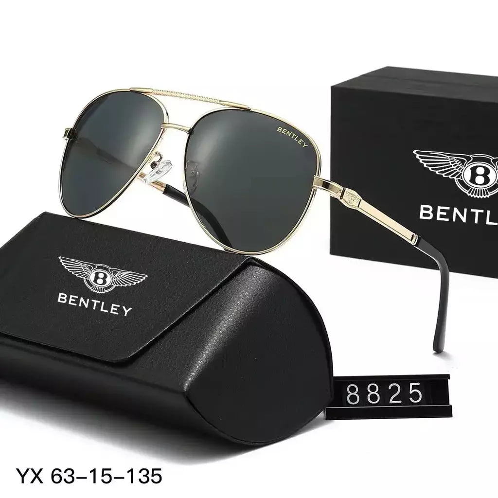 Carro high end homens e mulheres óculos de sol proteção para bentley muller continental gt bentayga voando durling spurlogo