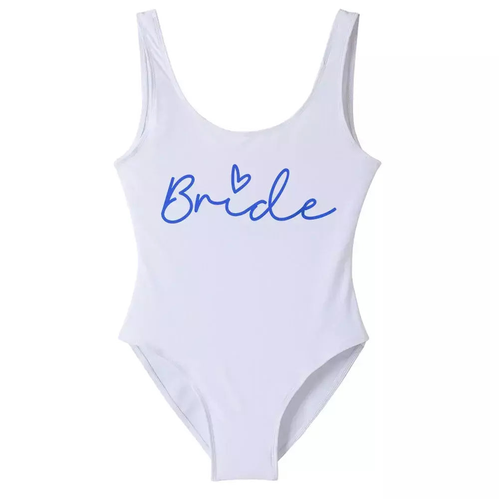 Fato de banho feminino com estampa dourada, squad, festa de solteira, moda praia verão, 1 pc, S a 3XL