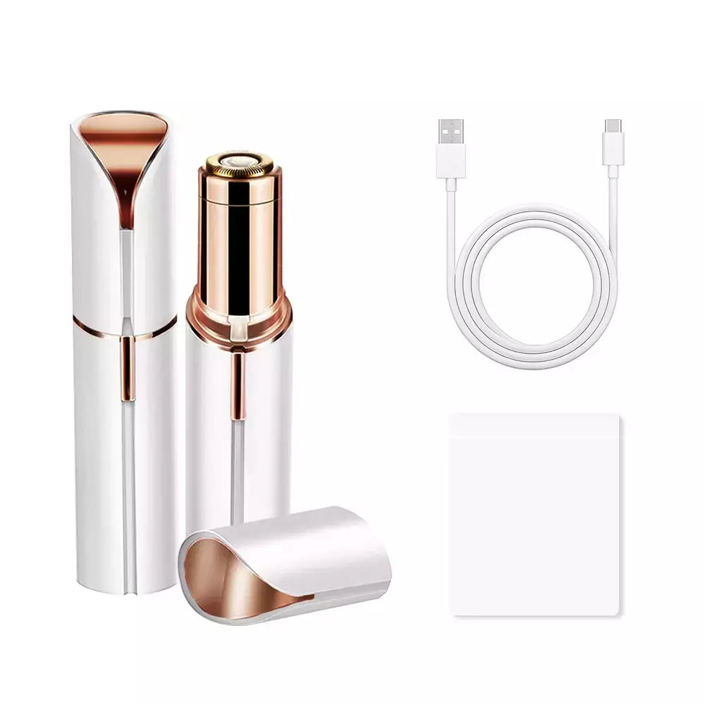 Aparador de sobrancelha elétrica Mini Eye Brow Depilador Facial Batom Forma Cabelo Remoção Mulheres Portable Painless Razor Shaver Tool
