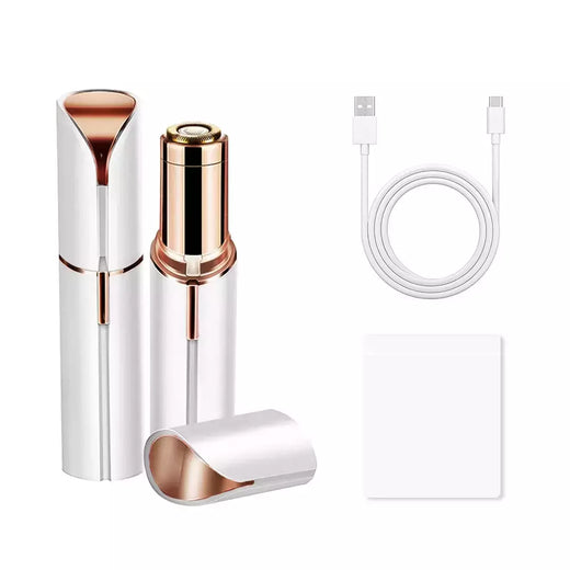 Aparador de sobrancelha elétrica Mini Eye Brow Depilador Facial Batom Forma Cabelo Remoção Mulheres Portable Painless Razor Shaver Tool