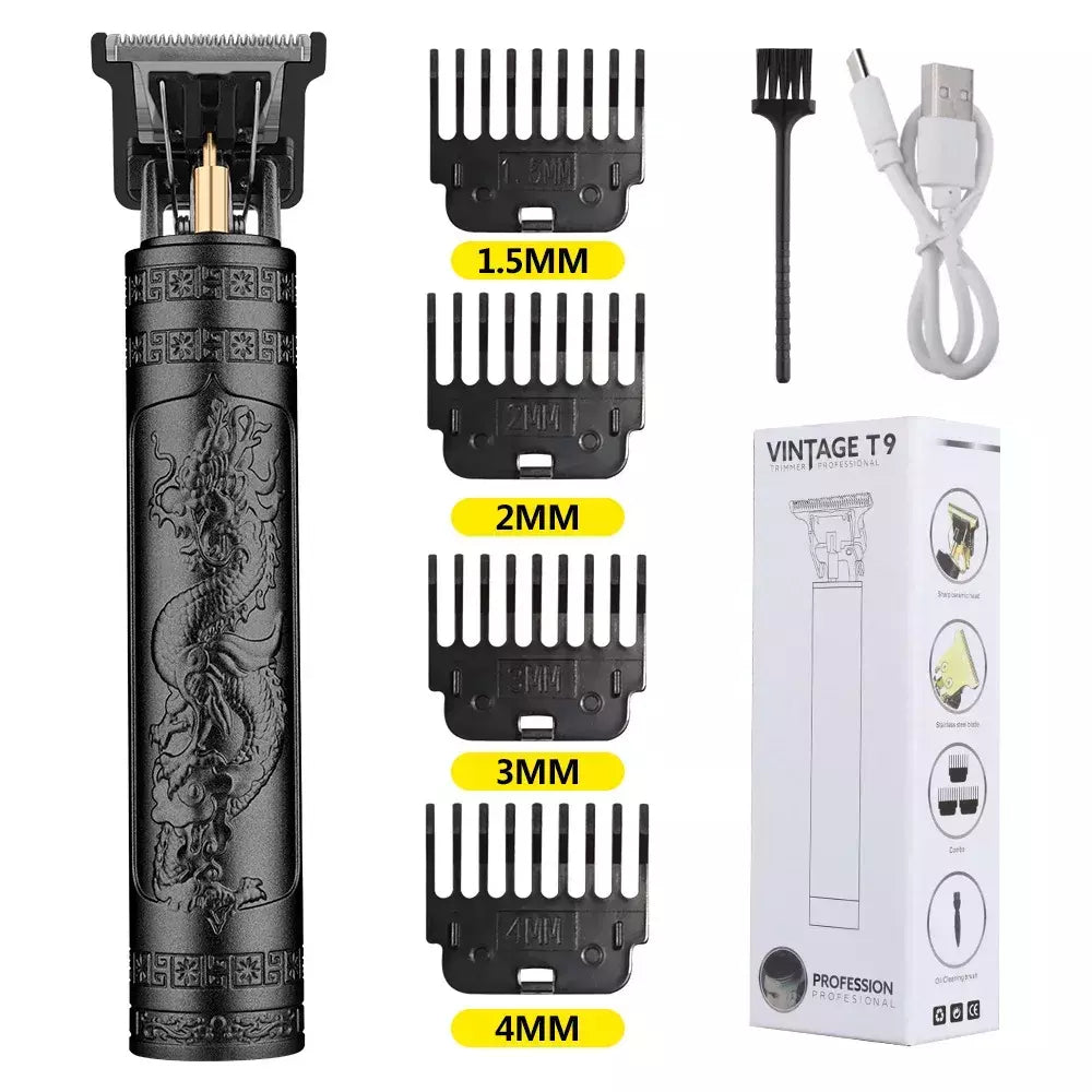 T9 Original Máquina de Corte de Cabelo Masculina Conjunto, Aparador De Barba, Barbeador Elétrico, Lence Pro, Barbeiro, Jaquetas, Áreas Sensíveis, Masculino