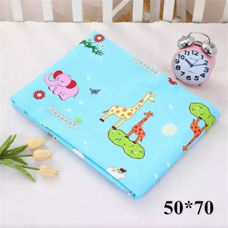 Folha de algodão lavável berço, Impermeável bebê urina Mudando Mat, Reutilizável infantil fralda Pad Cover, Recém-nascido cama colchão fralda